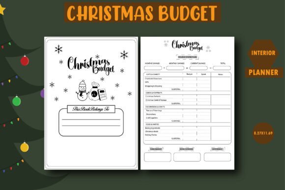 Christmas Budget Interior: Graphics for KDP Interiors