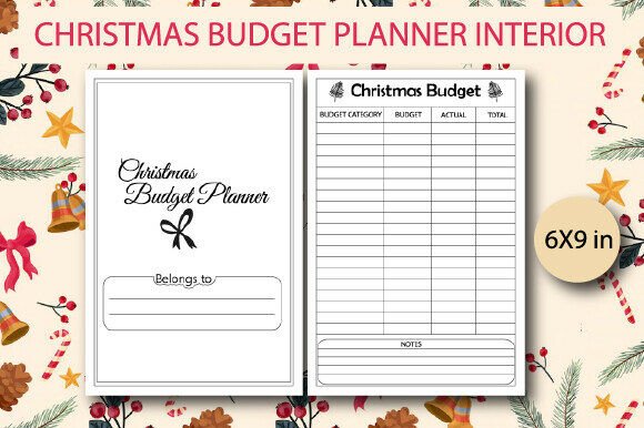 Christmas Budget Planner: Graphics for KDP Interiors