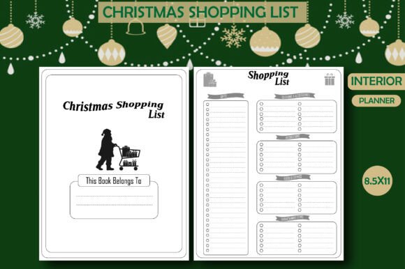 Christmas Shopping List Interior